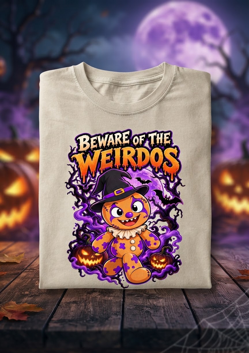 KIDS BEWARE OF THE WEIRDOS Halloween TEE