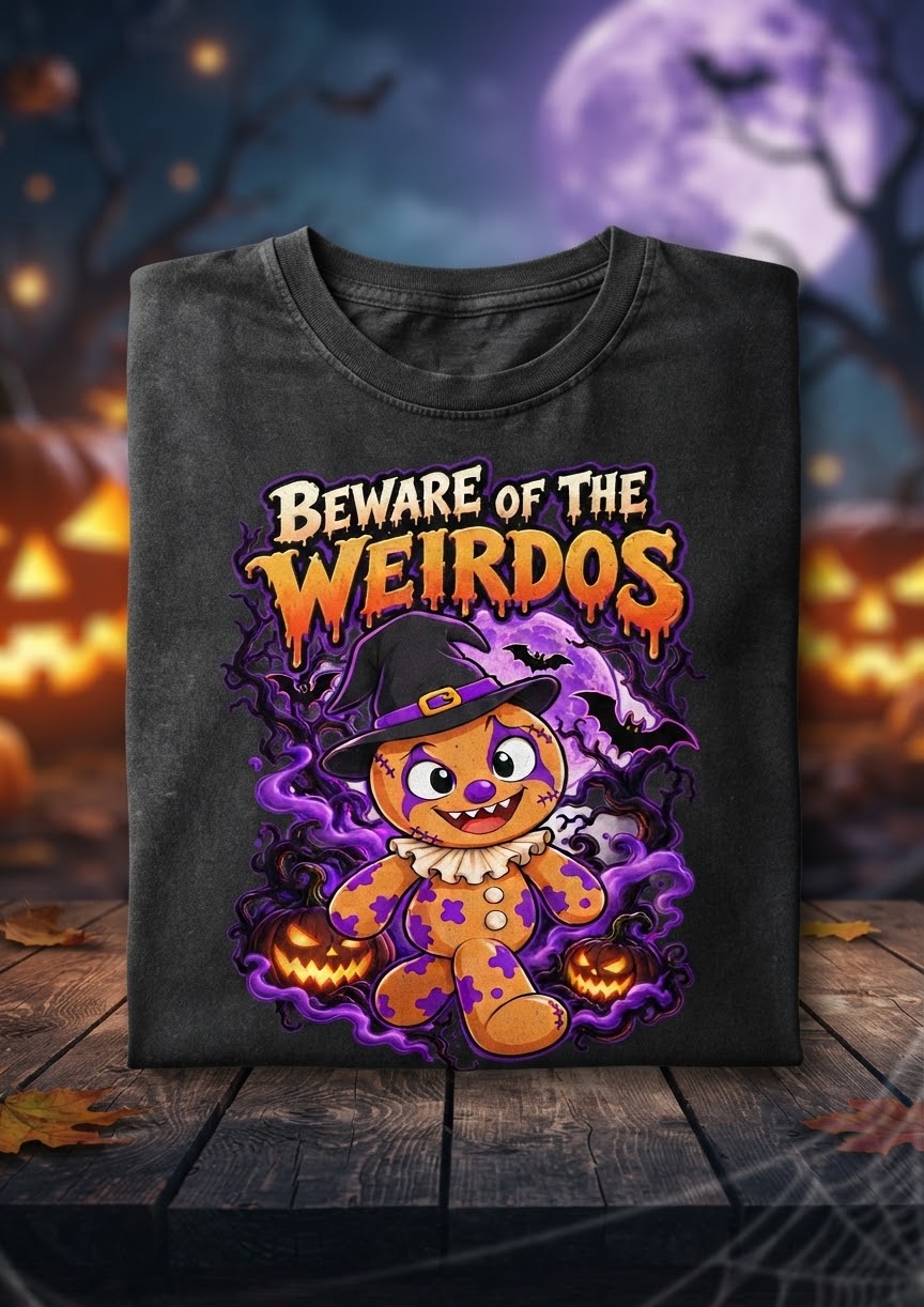 KIDS BEWARE OF THE WEIRDOS Halloween TEE