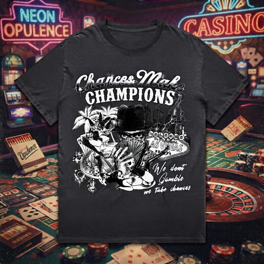 Chances Make Champions – Vegas Nights Heavyweight Tee
